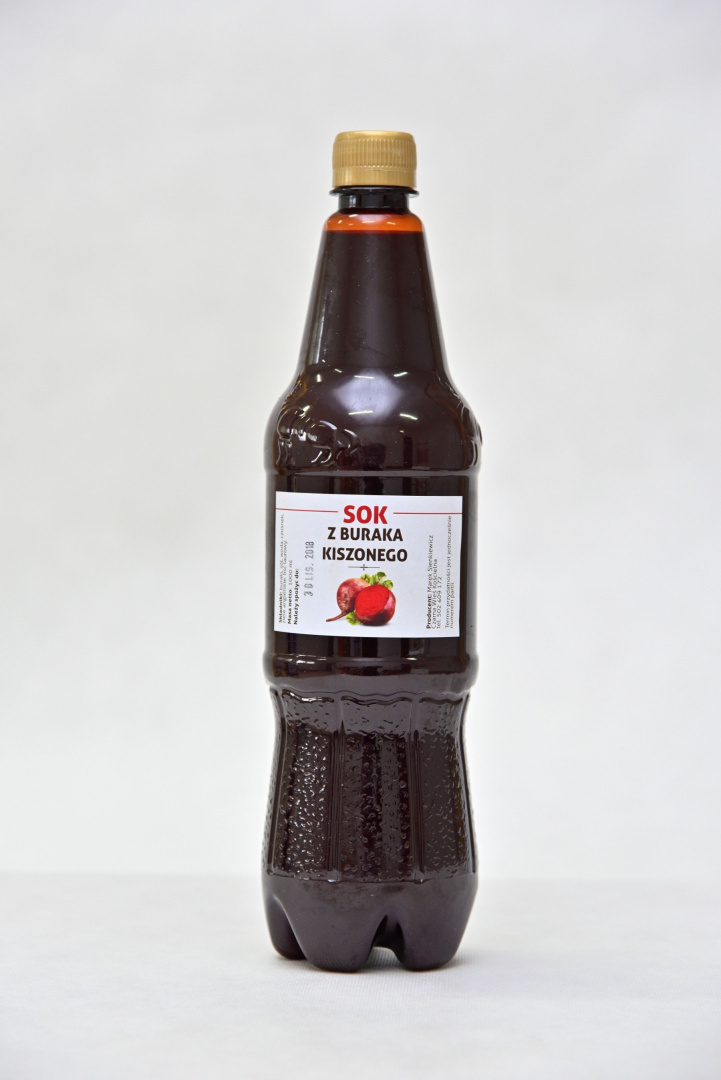 Sok z kiszonego buraka z imbirem i cytryną 0.5l Sok z kiszonego buraka z imbirem i cytryną 0.5l
