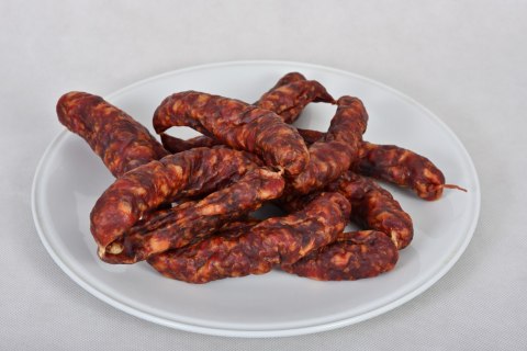Kiełbasa typu CHORIZZO, pikantna dojrzewająca 500g Kiełbasa typu CHORIZZO, pikantna dojrzewająca 500g