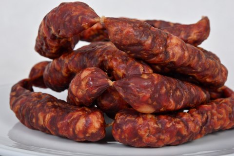 Kiełbasa typu CHORIZZO, pikantna dojrzewająca 500g Kiełbasa typu CHORIZZO, pikantna dojrzewająca 500g