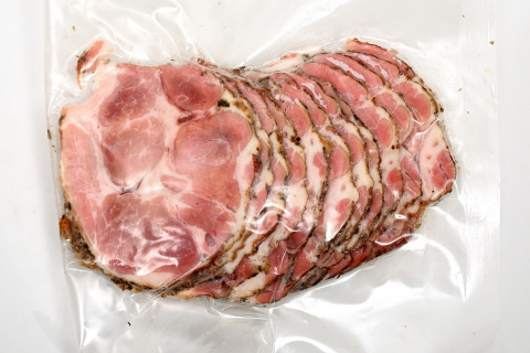 Karkówka na zimno plastry rzemieślnicze ok 150g Karkówka na zimno plastry rzemieślnicze ok 150g