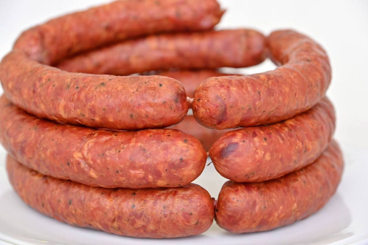 Kiełbasa z Dzika wędzona około 300g Kiełbasa z Dzika wędzona około 300g