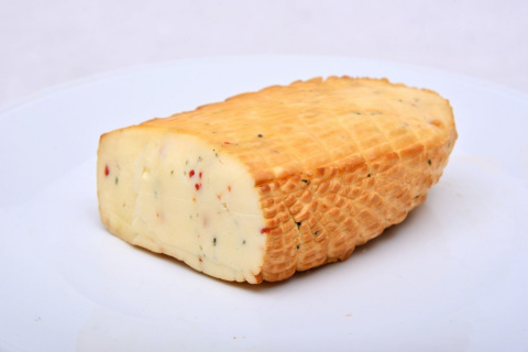 Ser podpuszczkowy od rolnika, z czosnkiem 500g Ser podpuszczkowy od rolnika, z czosnkiem 500g