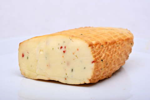 Ser podpuszczkowy od rolnika, z czosnkiem 500g Ser podpuszczkowy od rolnika, z czosnkiem 500g
