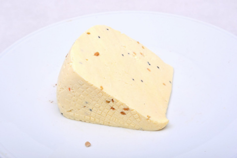 Ser podpuszczkowy z czosnkiem niedźwiedzim 500g Ser podpuszczkowy z czosnkiem niedźwiedzim 500g