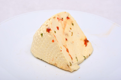 Ser podpuszczkowy z czosnkiem niedźwiedzim 500g Ser podpuszczkowy z czosnkiem niedźwiedzim 500g