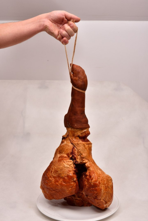 Szynka Podlaska wędzona z nogą około 8 kg Szynka Podlaska wędzona z nogą około 8 kg