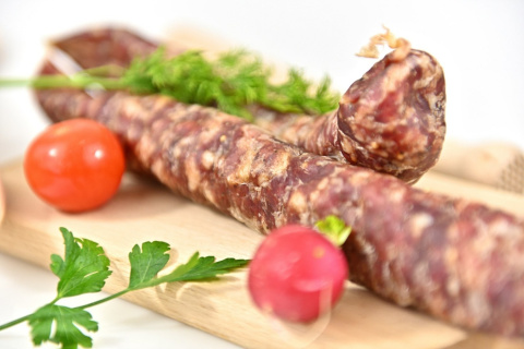 Kiełbasa Palcówka podsuszona wiejska dojrzewająca 1000g Kiełbasa Palcówka podsuszona wiejska dojrzewająca 1000g