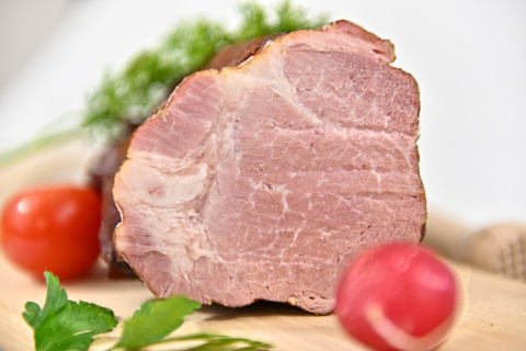 Karkówka wiejska wędzona na ciepło około 500g Karkówka wiejska wędzona na ciepło około 500g