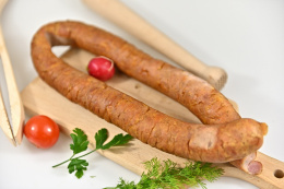 Kiełbasa Palcówka wiejska wędzona ognista, pikantna 300g