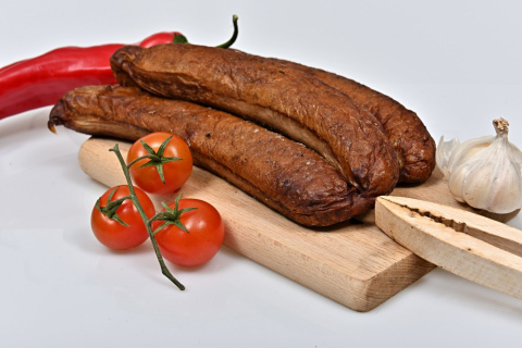 Kiszka ziemniaczana ze skwarkami i mięsem 500g Kiszka ziemniaczana ze skwarkami i mięsem 500g