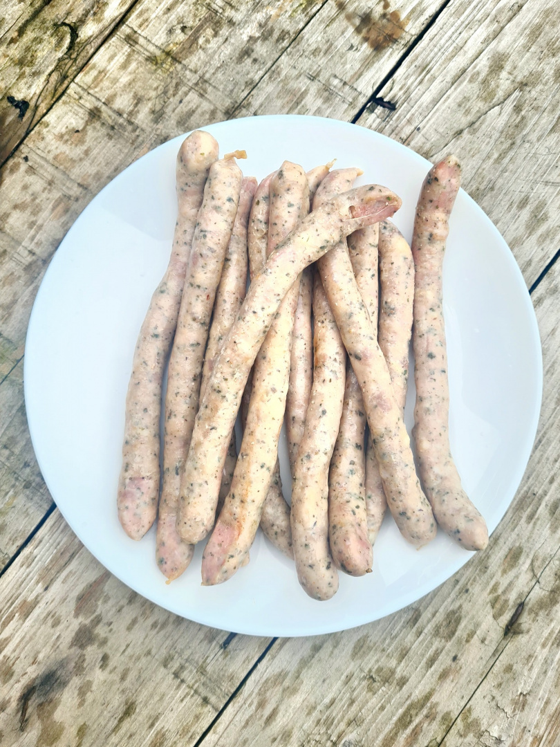 Kiełbasa biała wiejska parzona na grilla ok 500g Kiełbasa biała wiejska parzona na grilla ok 500g